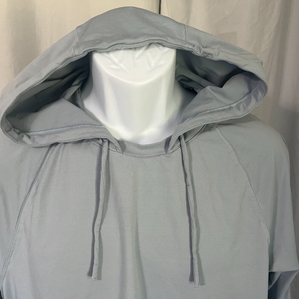 Rhone Men's solid light blue performance hooded s… - image 2